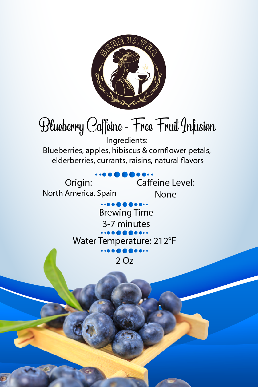 Blueberry Caffeine-Free Fruit Infusion Tea