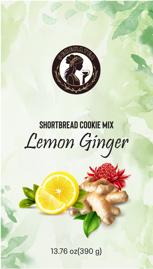 Lemon Ginger Shortbread Cookie Mix