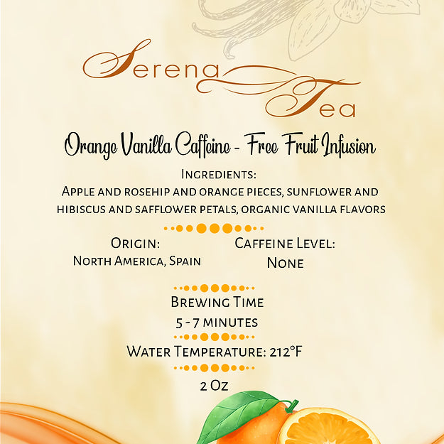 Orange Vanilla Caffeine-Free Fruit Infusion Tea